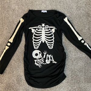Maternity skeleton costume